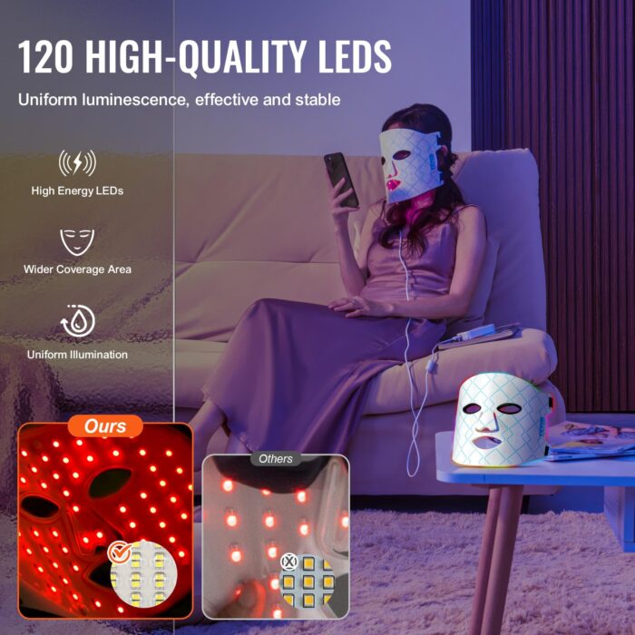 VEVOR Red Light Therapy Mask - Image 7